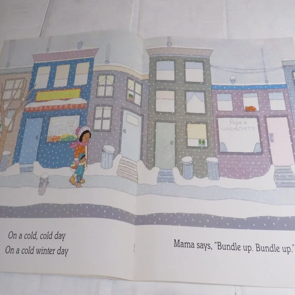 On a Hot, Hot Day BIG BOOK (almost 2 feet tall) by Nicki Weiss Classroom